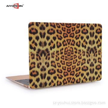 Fashion For New PC Cover Frosted Leopard grain waterproof laptop case for macbook retina 12.1inch